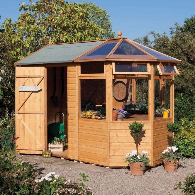 Rowlinson Dipped Honey-Brown Potting Store 2340 x 2040 x 3136mm