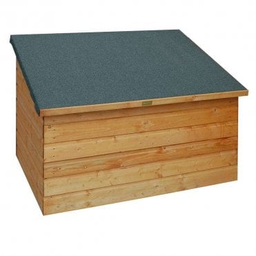 Dipped Honey-Brown Shiplap Garden Chest 940 x 1380 x 900mm
