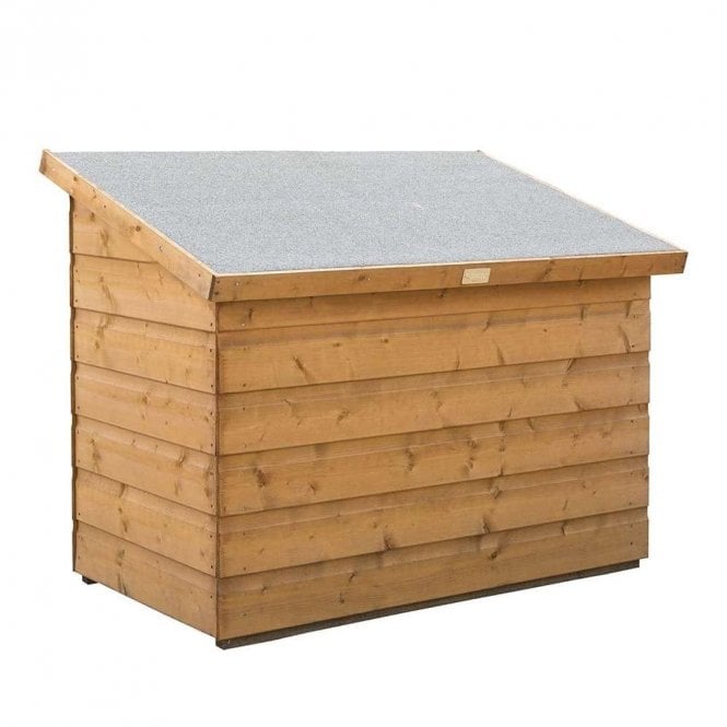 Rowlinson Dipped Honey-Brown Shiplap Patio Chest 920 x 1200 x 720mm