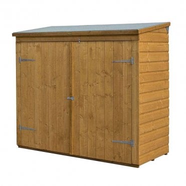 Dipped Honey-Brown Shiplap Wallstore 1640 x 1825 x 825mm