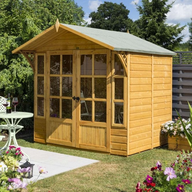 Rowlinson Eaton Dipped Honey-Brown Summerhouse 2220 x 2130 x 2700mm
