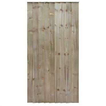 Featheredge Square Top Wooden Gate