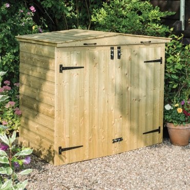 Garden-Tidy Pressure Treated Apex Bin Store 1530mm