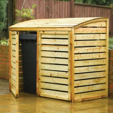 Garden-Tidy Pressure Treated Double Bin Store 1560mm