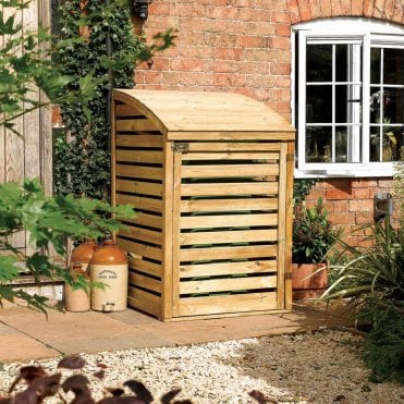 Garden-Tidy Pressure Treated Single Bin Store 800mm
