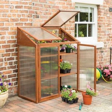Grow-Your-Own Hardwood Mini Greenhouse 1200mm