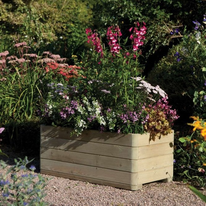 Rowlinson Grow-Your-Own Marberry Rectangular Planter 1000 x 500mm