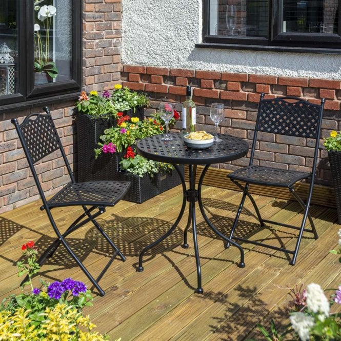 Rowlinson Havana Black Bistro Set
