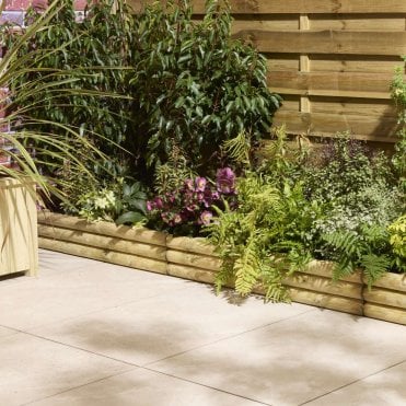 Horizontal Log Edging Pack of 2