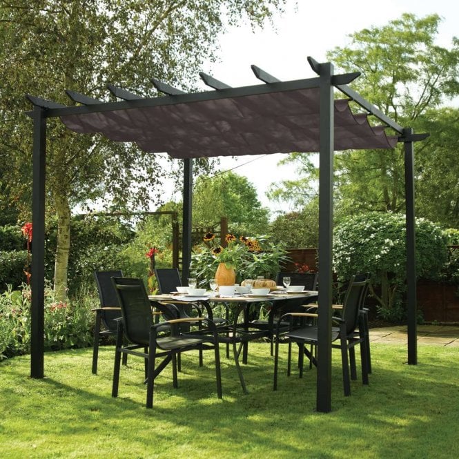 Rowlinson Latina Grey Canopy 2345 x 3000mm