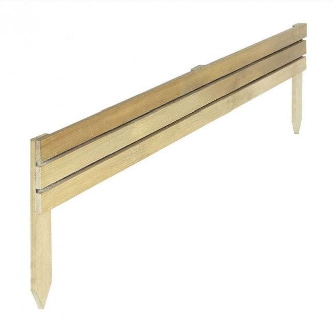 Rowlinson Ledbury Slat Edging Pack of 4
