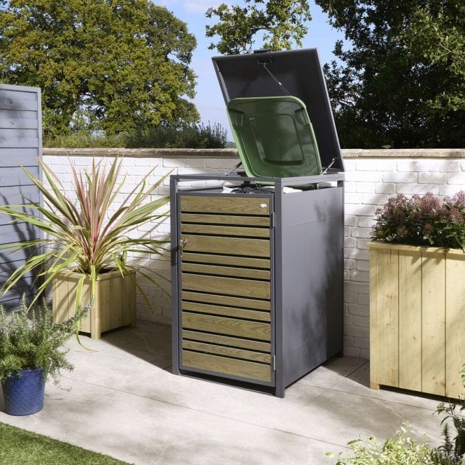 Rowlinson Oak Chelsea Single Bin Store