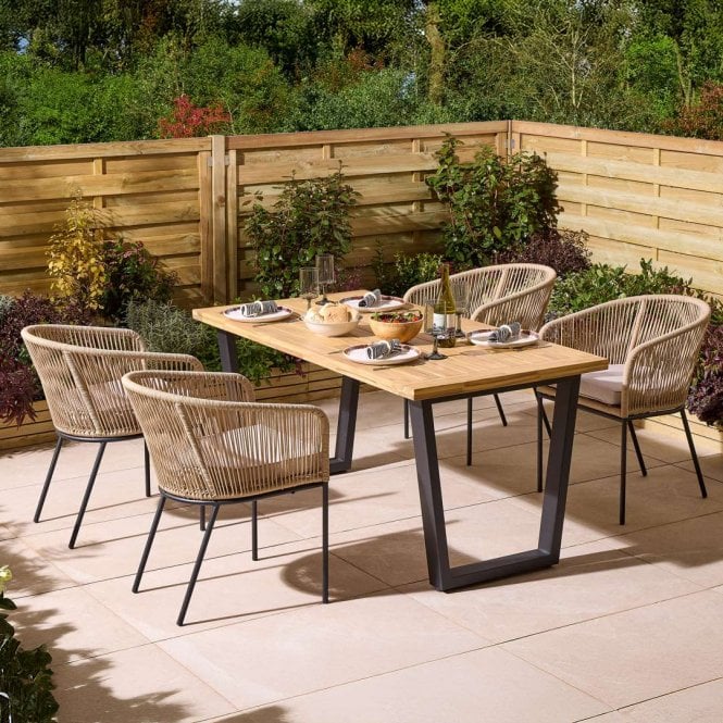 Rowlinson Oslo 4 Seat Dining Set