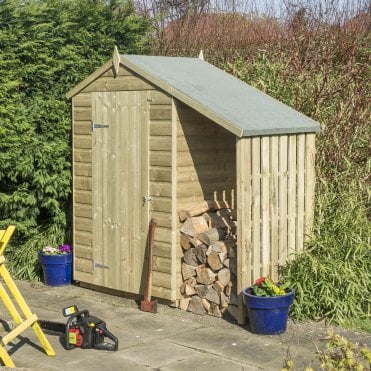 Oxford Shed with Lean-To 4x3'