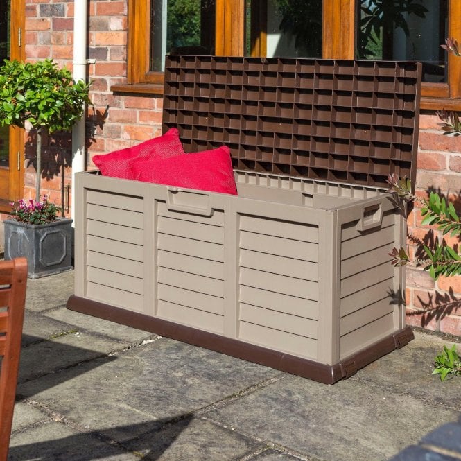 Rowlinson Plastic Storage/Cushion Bench