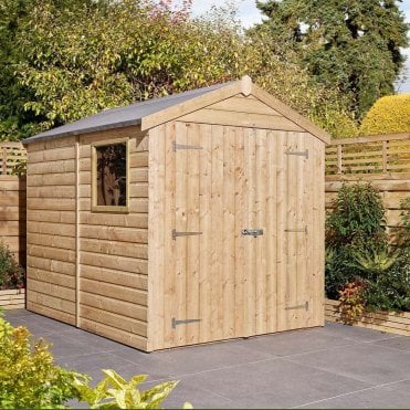 Premier Shiplap Double Door Apex Shed 6' x 8'