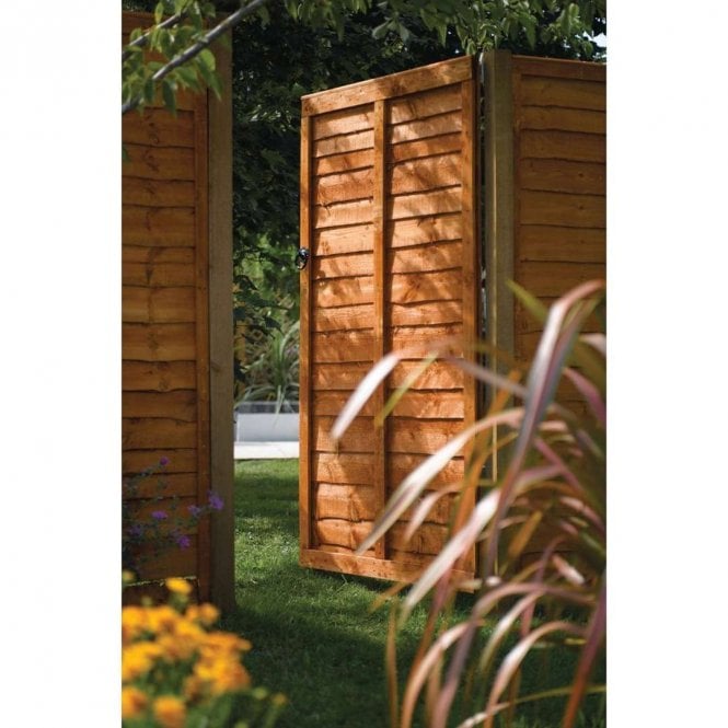 Rowlinson Traditional Dipped Honey-Brown Lap Gate 915 x 1830mm