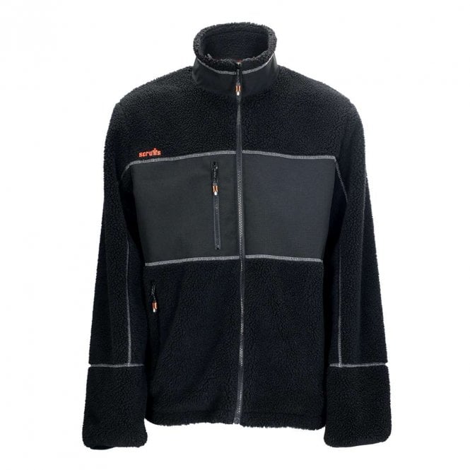 Scruffs Black Borley Sherpa Fleece