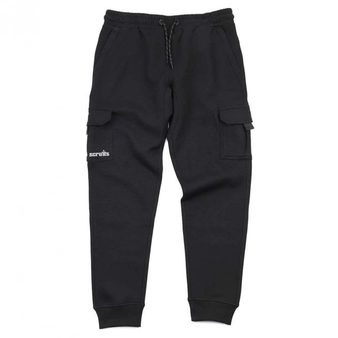 Scruffs Black Slim Fit Joggers