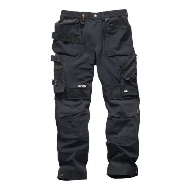 Scruffs Pro Flex Plus Black Holster Trouser 