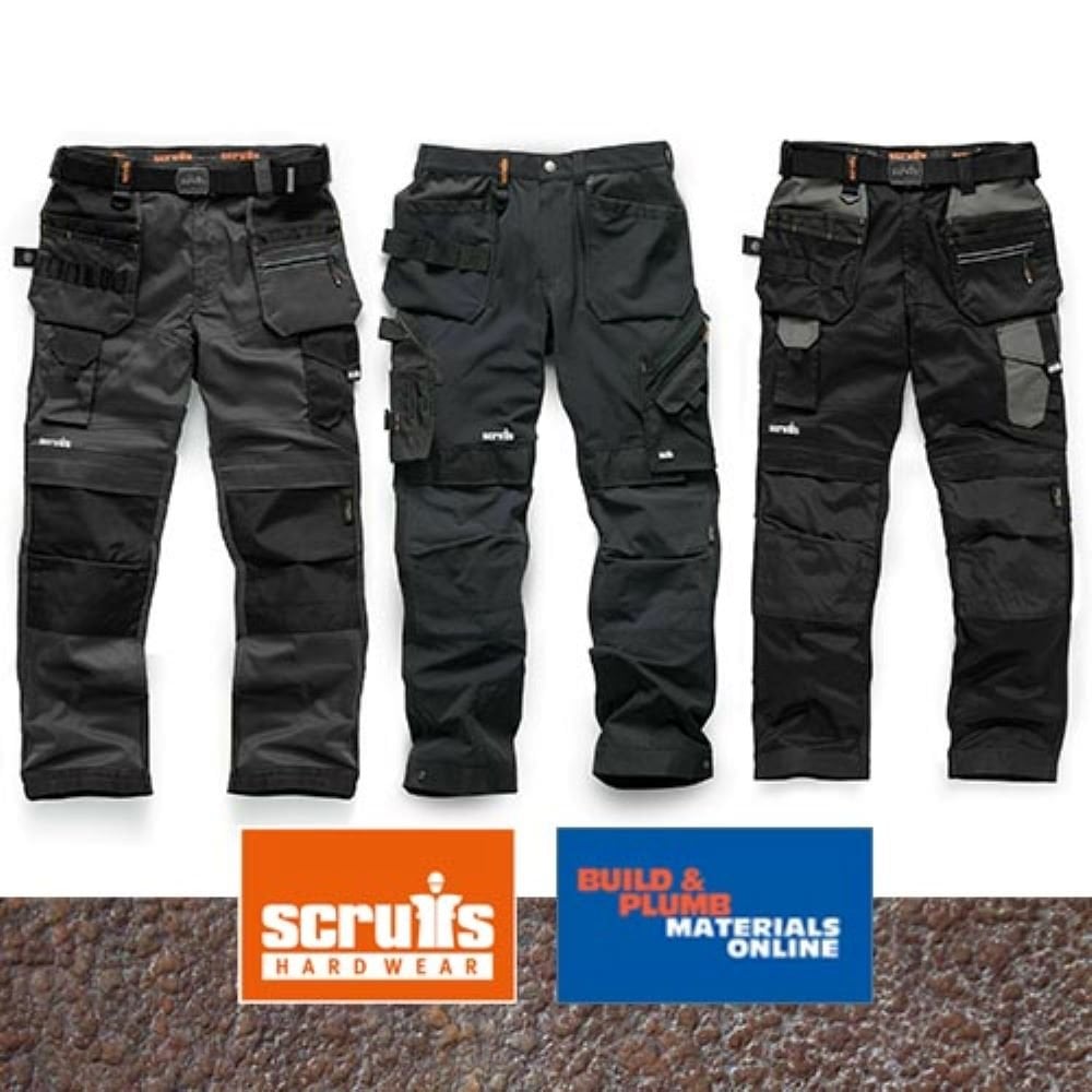 Scruffs Flex Work Trousers - Stretch - Pro Flex / Plus / Holster & Non Holster