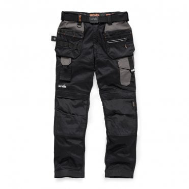 Pro Flex Work Trousers Black - Sizes 28-40"