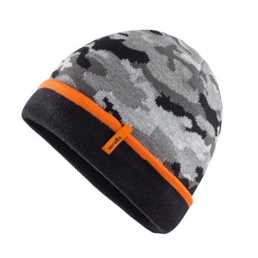 Trade Camo Beanie Hat Grey