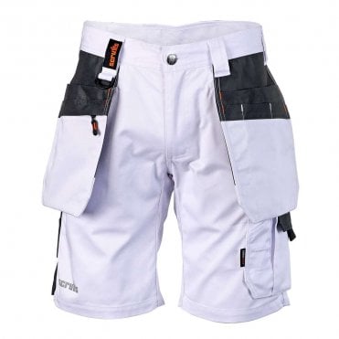 White Worker Plus Holster Shorts