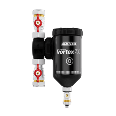 Eliminator Vortex 700 Heat Pump Water Treatment Filter with 28mm Valves