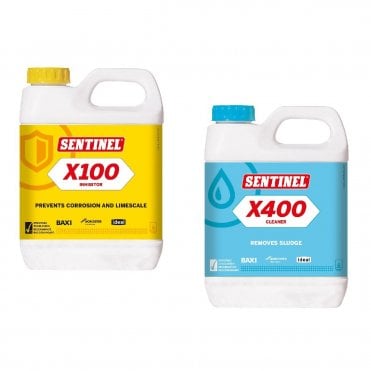 High Performance Central Heating Cleaner & Protector Pack X400 X100