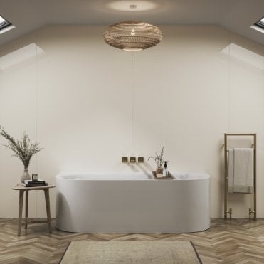 Alabaster Acrylic Shower Wall Panel + Kit - SWA23