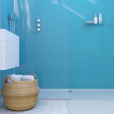 Azure Acrylic Shower Wall Panel + Kit - SWA08