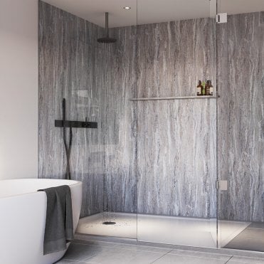 Blue Tone Stone Laminate PLY Shower Wall Panel - SW55