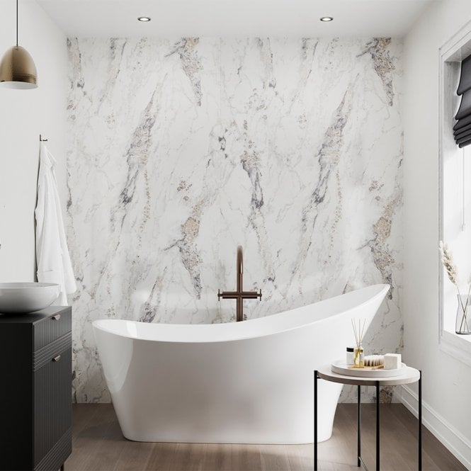Showerwall Breccia Marble Laminate PLY Shower Wall Panel - SW80