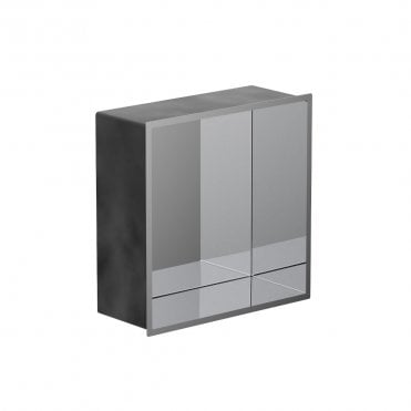 Chrome 305mm x 305mm x 120mm Square Integrated Niche