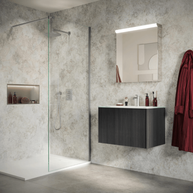 Showerwall Classico Crema Hydrocore Waterproof Shower Wall Panel - SW91