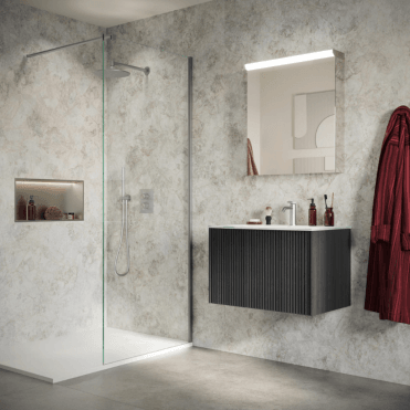 Classico Crema Hydrocore Waterproof Shower Wall Panel - SW91