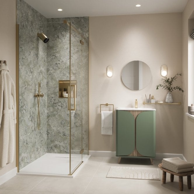 Showerwall Classico Verde Hydrocore Waterproof Shower Wall Panel - SW92