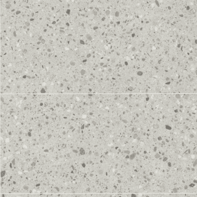 Showerwall Cloud Terrazzo Rectangle Tile Laminate Shower Wall Panel - 2400 x 600mm ProClick - SWT13