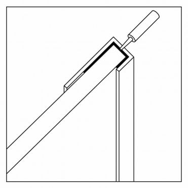 Compact Tile Panel - End Cap 3mm 2450mm