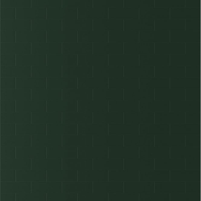 Showerwall Hunter Green Compact Tile Effect Wall Panel 2440mm x 1220mm - SWCT04