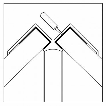 Laminate Internal Corner Profile 2450mm Length