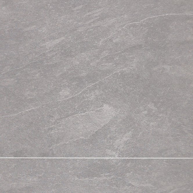 Showerwall Natural Slate Square Tile Laminate Shower Wall Panel - 2400 x 600mm ProClick - SWT07