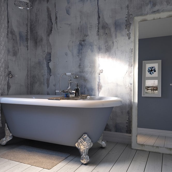 Showerwall Nautical Wood Laminate Shower Wall Panel - SW59