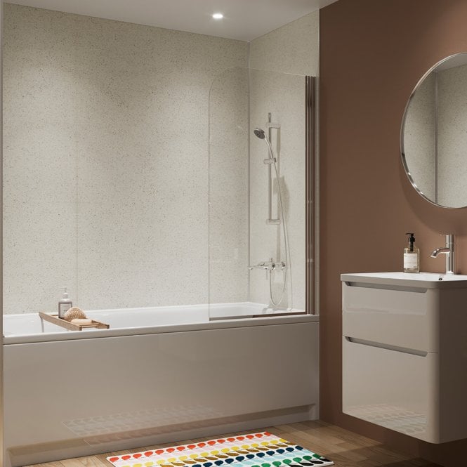 Showerwall Nuvola Terrazzo Laminate PLY Shower Wall Panel - SW83