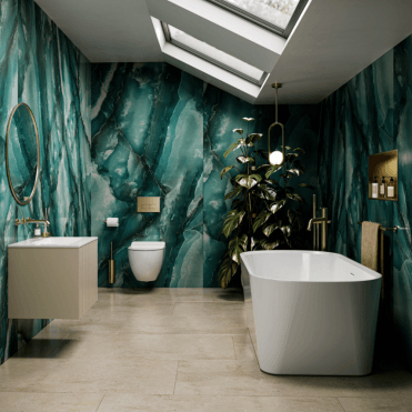 Onyx Ocean Hydrocore Waterproof Shower Wall Panel - SW97