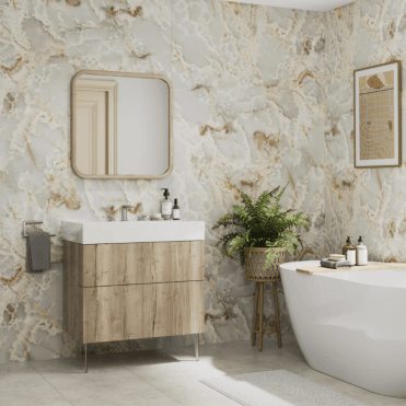 Onyx Pearl Hydrocore Waterproof Shower Wall Panel - SW98