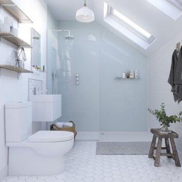 Opal Acrylic Shower Wall Panel + Kit - SWA05