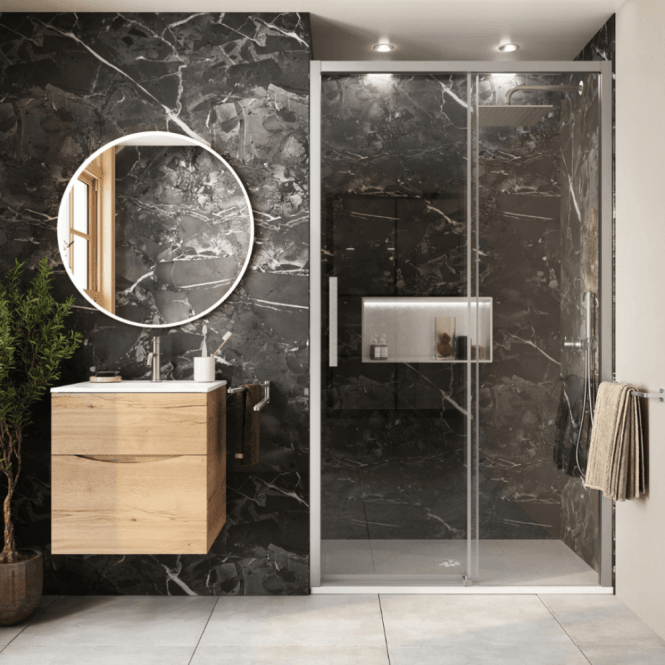 Showerwall Pandora Marble Matt Hydrocore Waterproof Shower Wall Panel - SW100