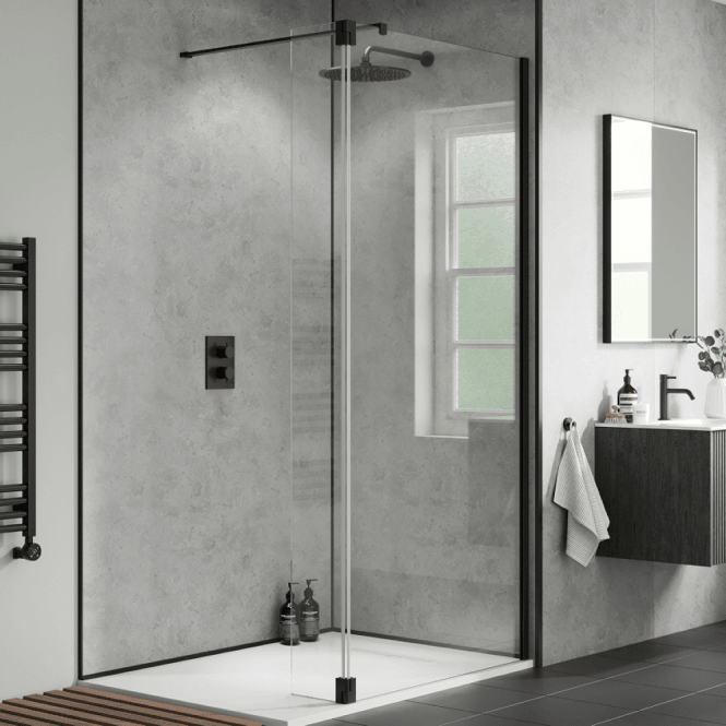 Showerwall Pearl Grey Laminate Shower Wall Panel - SW29
